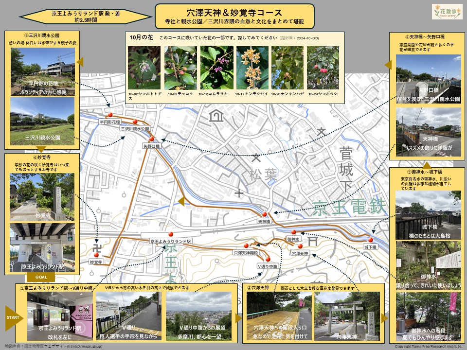 地理院_穴澤天神＆妙覚寺コース（10月）